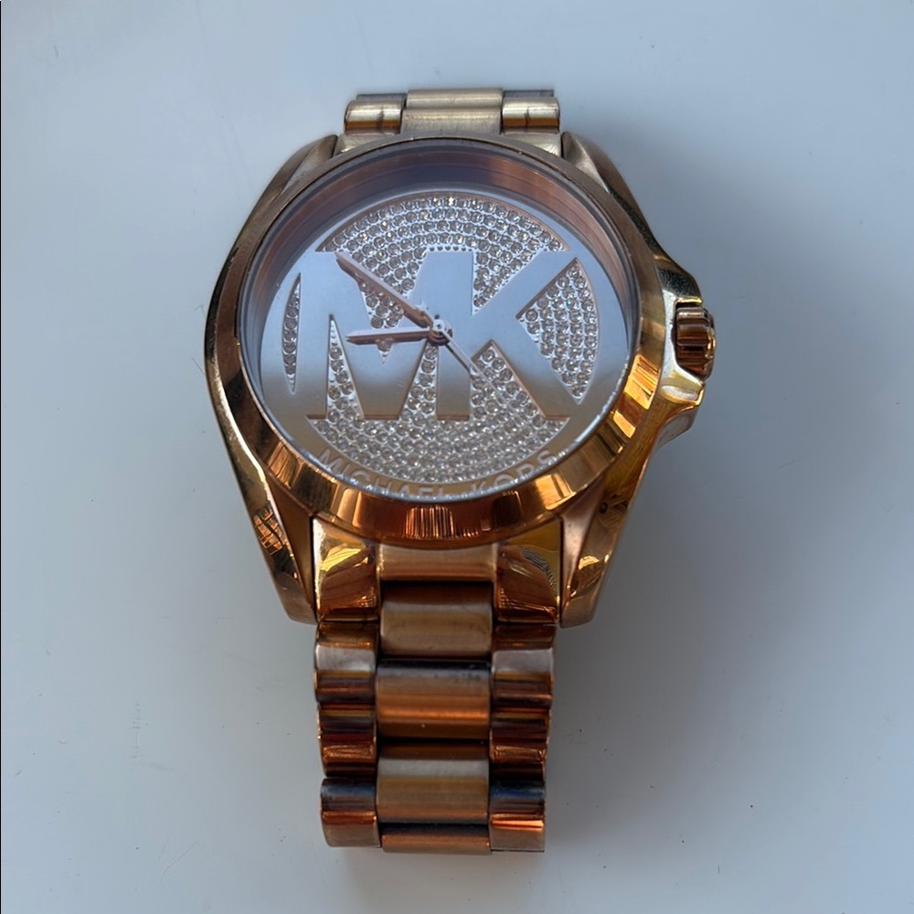Michael Kors Rose Gold Watch with MK Logo